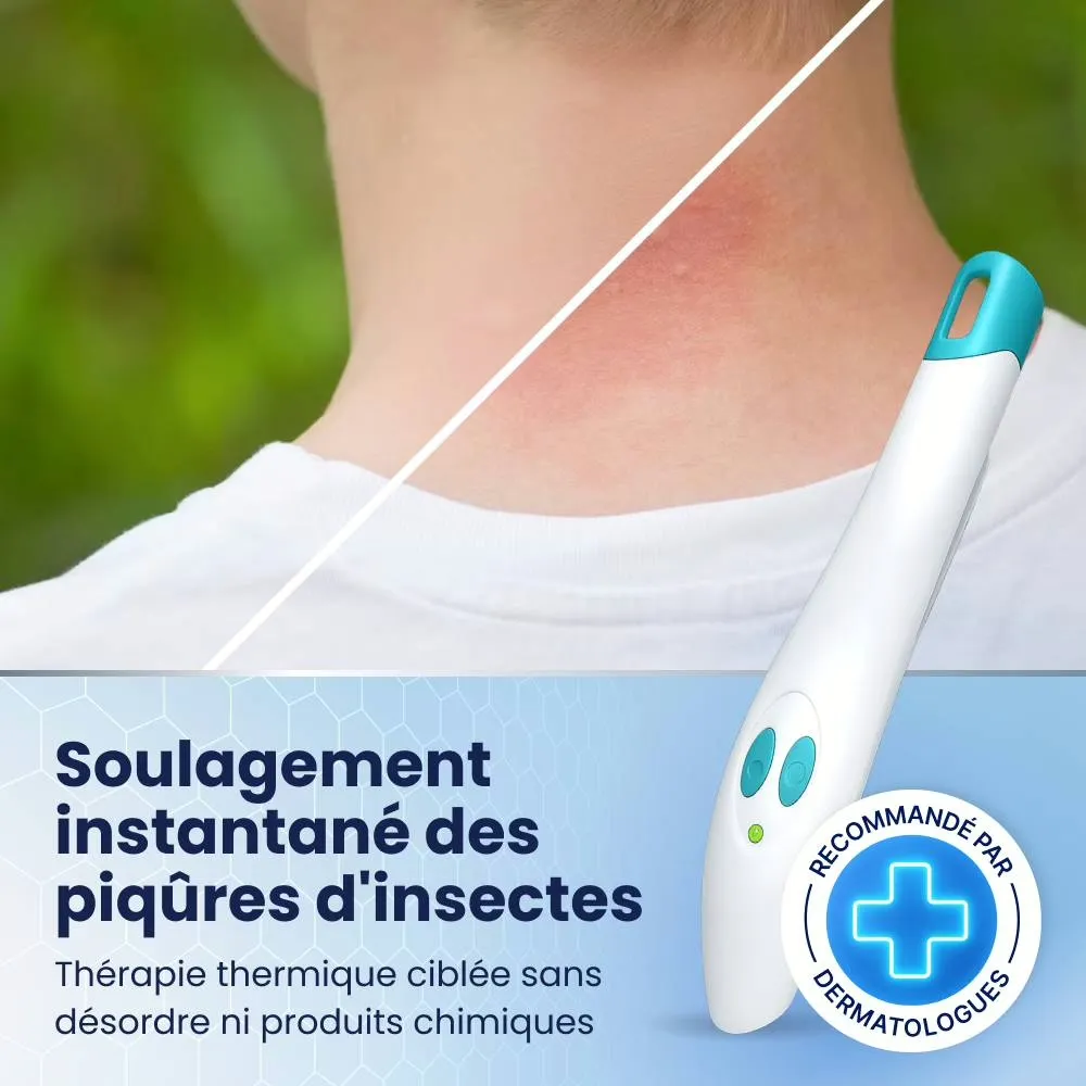 BiteRelieve appareil anti-piqûres d'insectes – traitement par chaleur, sans produits chimiques